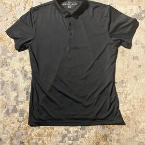 Mizzen+Main Charcoal Polo Shirt